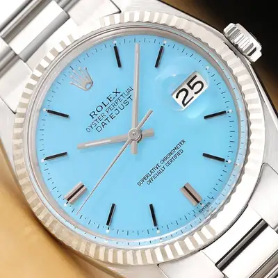 Rolex DATEJUST 1601 18K WHITE GOLD
