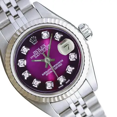 Rolex Datejust Steel Purple Vignette 14KW
