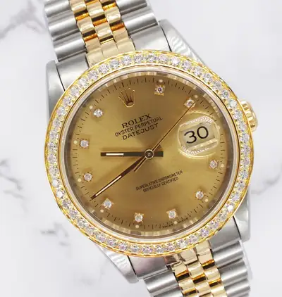 Rolex Datejust Factory Diamond Bezel Rolex