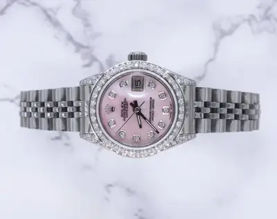 Rolex Steel Rolex Datejust 6917 Pink ‘MOP’