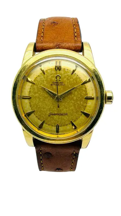 Omega Seamaster Gold Steel Two Cal