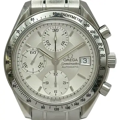Omega Speedmaster Date Silver Stainless Steel