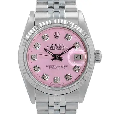 Rolex Datejust Mid-Size Pink 18KW Fluted