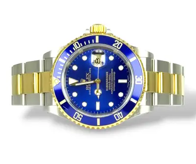 Rolex ROLEX Submariner Date - 16613 - 2002 - Boxed- 40mm - Steel and Gold