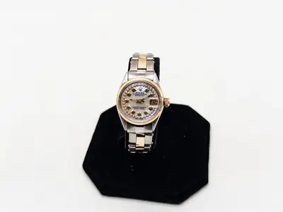 Rolex $10,000 ROLEX Emerald Diamond MOP 18k