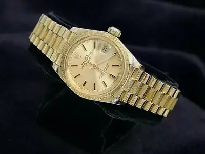 Rolex Solid 18K Yellow Gold Datejust