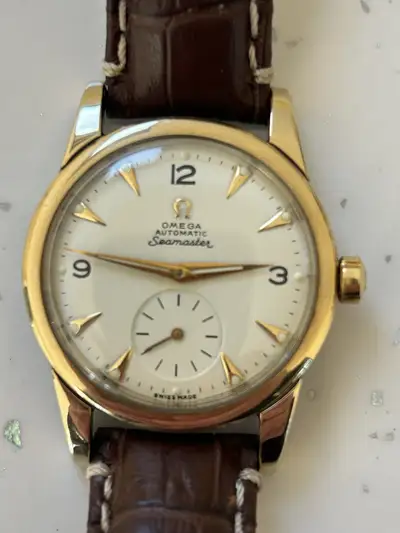 Omega Seamaster Sub Seconds 14ct Gold