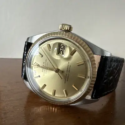 Rolex DateJust 1601 two tone pie