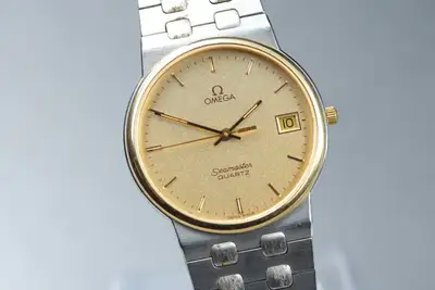 Omega "Near Omega Seamaster Cal.1432 Date Gold