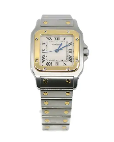 Cartier Santos Galbee 18K/Stainless Steel W20011C4