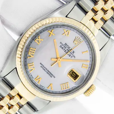 Rolex DateJust 36 MOP Steel and