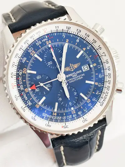 Breitling Navitimer World A24322 Chrono Steel