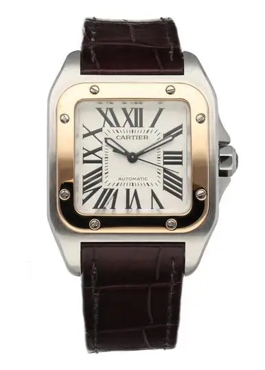 Cartier Santos 100 33x44mm W20107X7 Stainless