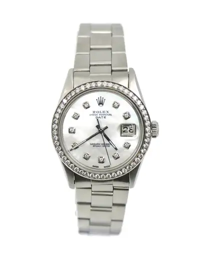 Rolex oyster Perpetual Date Diamond Stainless