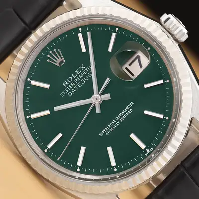 Rolex DATEJUST 1601 18K WHITE GOLD