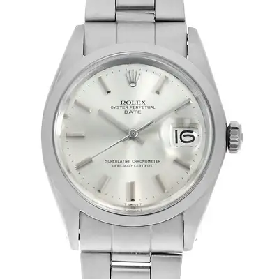 Rolex Oyster Perpetual Date 1500 Silver