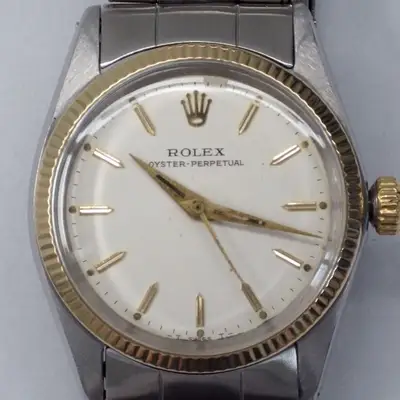 Rolex Midsize Oyster Perpetual Two Tone