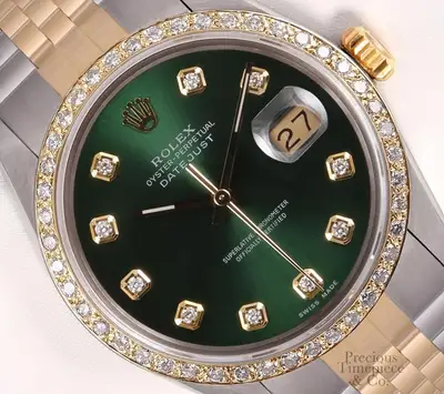 Rolex Datejust 18K Two-Tone Jubilee Gold