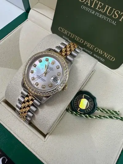Rolex CERTIFIED STUNNING DATE 18K AND