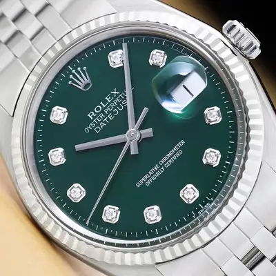 Rolex DATEJUST 1601 18K WHITE GOLD
