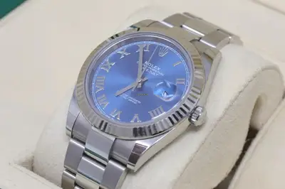 Rolex Datejust 41 Blue Azurro Roman
