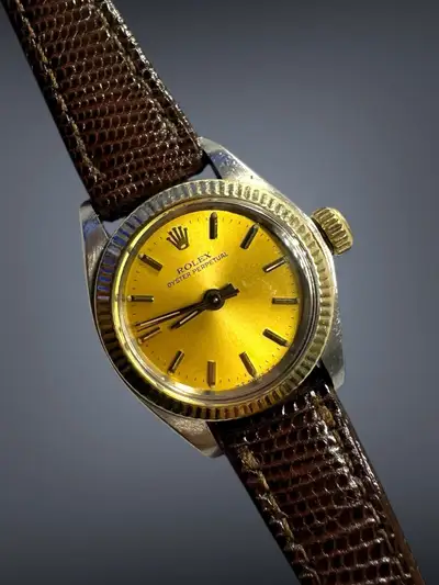 Rolex Oyster Perpetual Two Tone Stainless