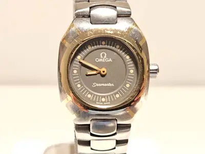 Omega TWO TONE TITANIUM "OMEGA" SEAMASTER POLARIS