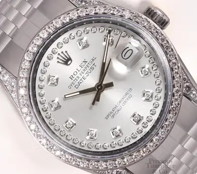 Rolex Datejust Steel Jubilee Diamond Bezel