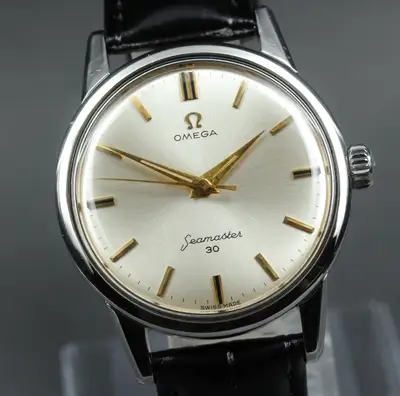 Omega Seamaster Cal.286 Silver Hand Winding