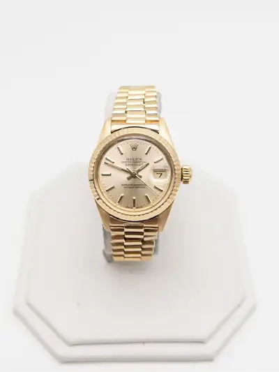 Rolex $25,000 ROLEX DATEJUST PRESIDENT 18k Yellow