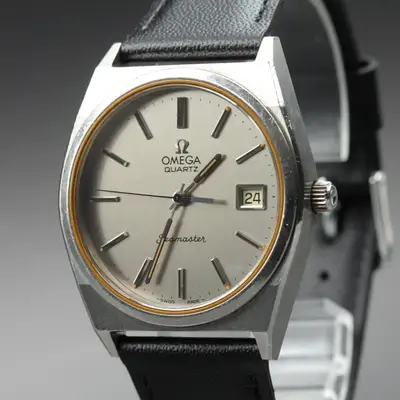 Omega Seamaster Cal.1342 Qz Push Crown