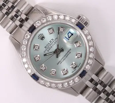 Rolex Datejust S/Steel -Ice Blue Diamond