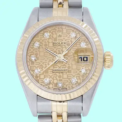 Unknown 69173 Two Tone 18k Gold Diamonds