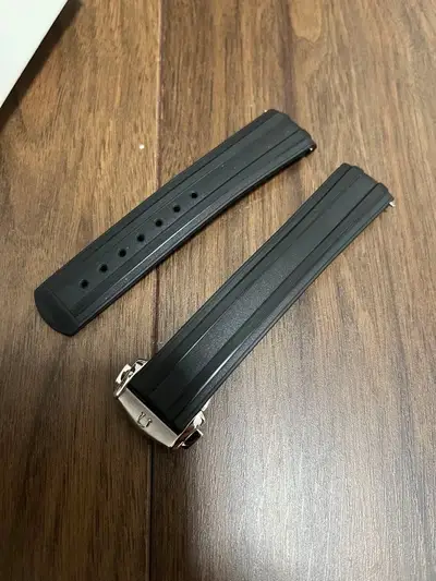 Omega Seamaster Rubber Belt With Buckle