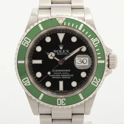 Rolex Rolex SUBMARINER DATE 16610LV SS SS AT black dial