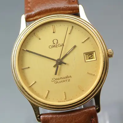Omega Seamaster Cal.1432 Gold Battery