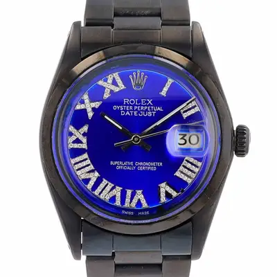Rolex Datejust Steel Black PVD Blue