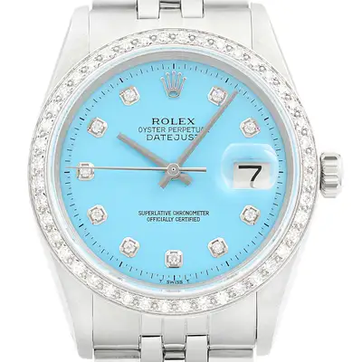 Rolex Datejust 18K White Gold SS