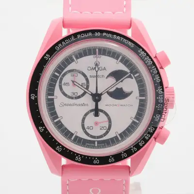 Omega x swatch Speedmaster missions Toe