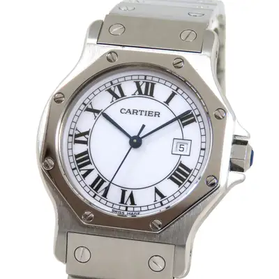 Cartier Santos Octagon 81037188 Stainless Steel
