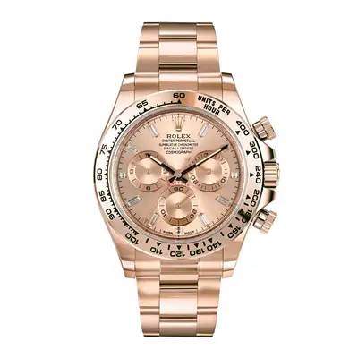 Rolex Daytona Sundust Index Hour Rose