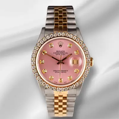 Rolex Datejust YG Steel ICED 2.25ct