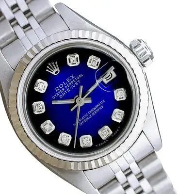 Rolex Datejust Steel Blue Vignette 14KW