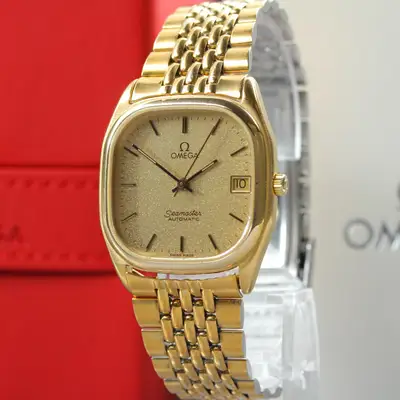 Omega OH OMEGA Seamaster Cal.1110 Date Gold