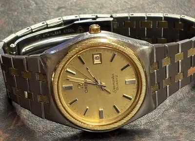 Omega Seamaster Streel And Gold 14ct