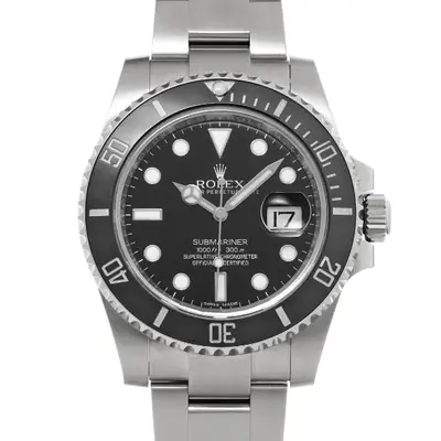 Rolex ROLEX Submariner date 116610LN black WATCH 732704