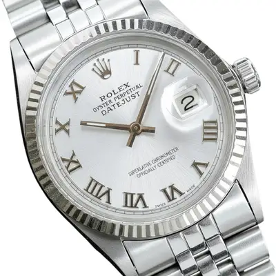 Rolex Datejust Stainless Steel Silver w