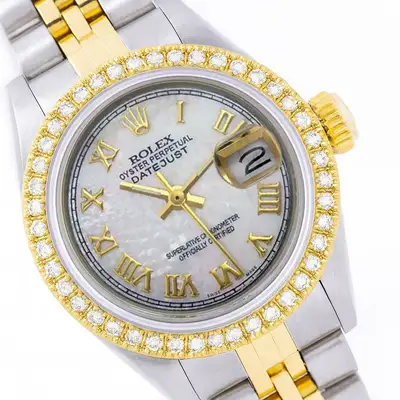 Rolex Datejust Womens Two-Tone White MOP