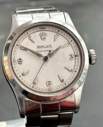 Rolex Oyster Perpetual Bubbleback 6332 Flatside
