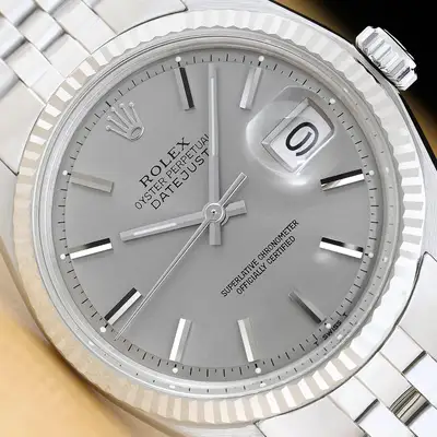 Rolex DATEJUST 1601 18K WHITE GOLD